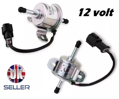 12v New Fuel Feed Pump Garden Machinery Horticulture Fits John Deere Kubota • £22.93