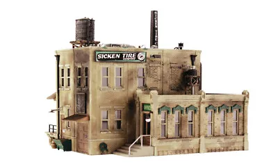 Woodland Scenics ~ N Scale ~ Sicken Tire Company ~ Pre-Fab Building Kit ~ PF5204 • $30.23