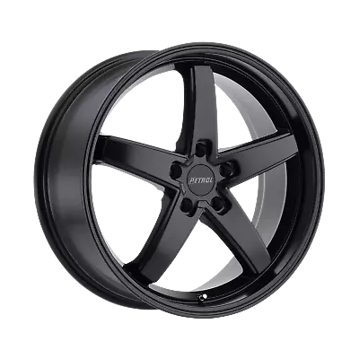 17x8 Petrol P1B Matte Black Wheels 5x120 (35mm) Set Of 4 • $741