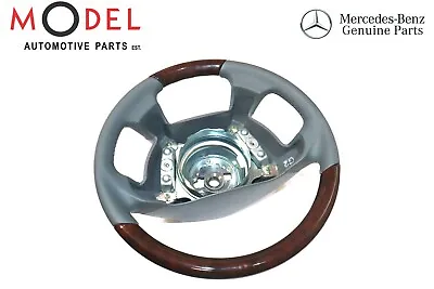 Mercedes Benz Genuine New Wood Leather Steering Wheel B66268354 • $724