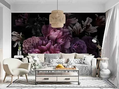 £82.37 • Buy 3D Pink Baroque Peony Self-adhesive Removable Wallpaper Murals Wall 177