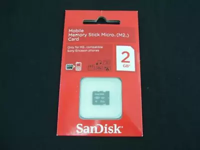 M2 Micro Sd Card 2gb Memory Stick Sandisk Storage Camera Digital • $77.14