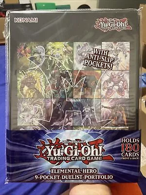 YuGiOh Elemental HERO 9Pocket Duelist Portfolio Official Konami Folder A4 SEALED • $22