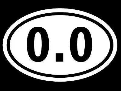 0.0 Oval Decal I DONT RUN Marathon Running Vinyl Funny Car Truck Bumper Sticker • $2.34