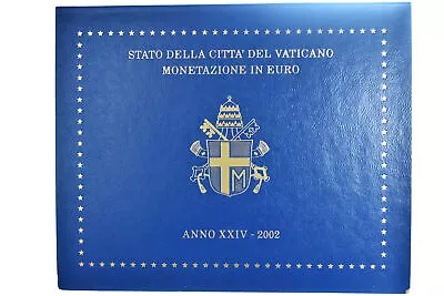 [#1065019] Coin Vatican Euro Set 1 Cent To 2 Euro 2002 Rome Jean Paul II  • $580.42