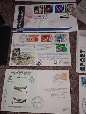 GB First Day Covers Job Lot - 1960's - 1980's + Mint Stamps . Half Pence .  • £3