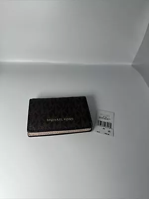 Michael Kors Jet Set Small Flap Id Card Case Leather • $21.99