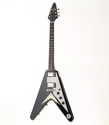 Epiphone 1958 Korina Flying V Ebony 2010 3.14kg Electric Guitar • $954