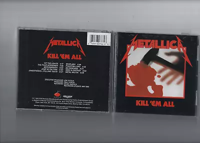 Metallica Kill Em All CD Music Vintage 1983 • $8.99