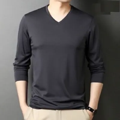 $5.50 • Buy Kiton V-neck Sweater Dark Gray Cashmere & Silk Us Size M Nwt Lightweight
