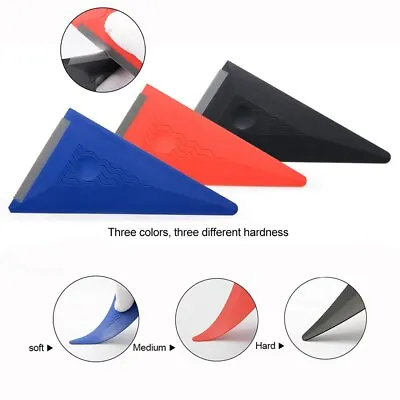 3 X Triangle PPF Squeegee Car Vinyl Wrap Kit Window Tint Tools Go Corner Scraper • $15.19