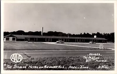 RPPC The Stables Motel On Hwy 6 Adel Iowa  (1096) • $19.95