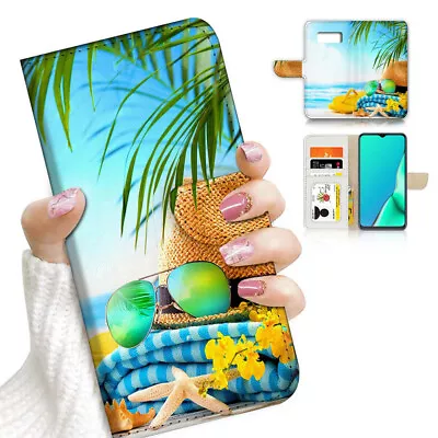 ( For Samsung S7 Edge ) Wallet FlipCase Cover PB23289 Beach Life • $12.99