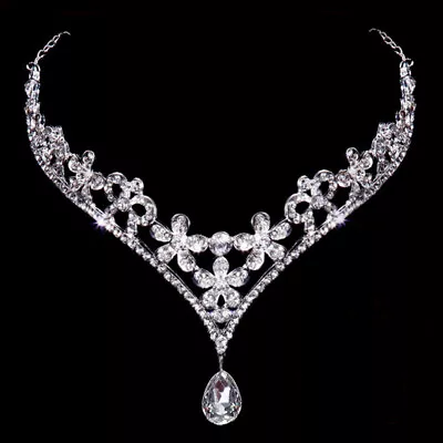 1pc Bridesmaid Bridal Frontlet Crystal Elegant Charm Forehead Jewelry • $17.49