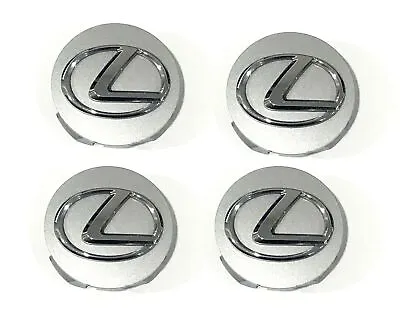 4X 62MM Wheel Center Hub Caps For LEXUS Silver & Chrome Badge Logo 42603-30590 • $18.99