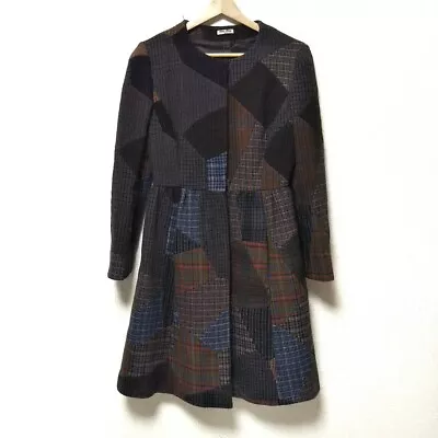 Auth Miumiu Gray Brown Multi Women's Coat • $298