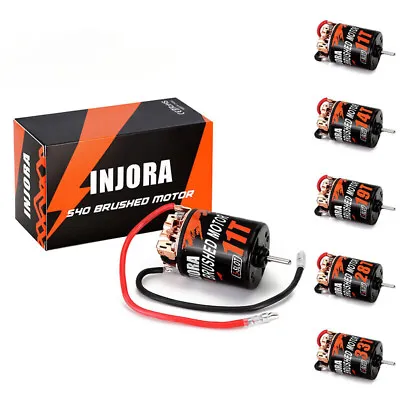 INJORA Waterproof 5-SLOT 540 Brushed Motor 11T 14T 19T 28T 33T For 1:10 RC Car • $20.69