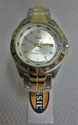 NIB Fossil UNION PACIFIC RR WATCH UTAH Railroad SERVICE UNIT  • $69.95