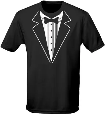 Tuxedo Fancy Dress Mens T-Shirt 10 Colours (S-3XL) By Swagwear • £9.80