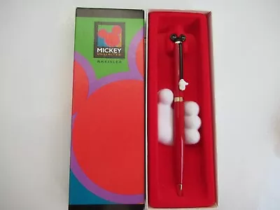 Vintage Kreisler Disney Mickey Mouse Red Pen W/ Black Ears New In Box Unused • $18