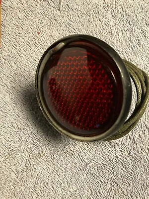 Vintage Make-a-lite Original Bicycle Or Motorbike Rear Taillight With Glass Lens • $43