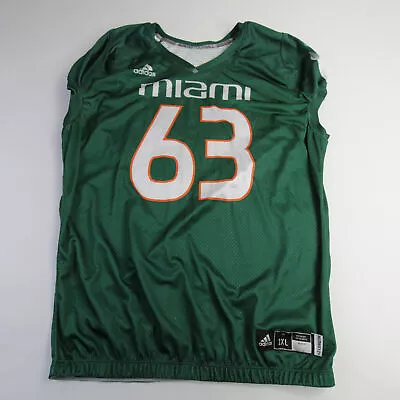 Miami Hurricanes Adidas Practice Jersey - Football Men's Green Used • $12.99