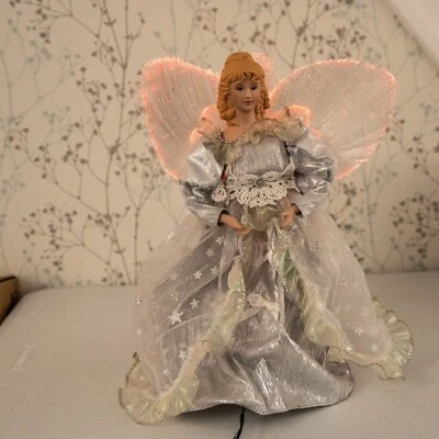 £14.99 • Buy 12 Inch High Fibre Optic Angel Perfect For Xmas Good Working Order