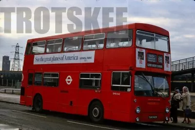 35mm Slide London Transport Daimler Fleetline MCW D1542 THM542M 1974 Original • £4.39