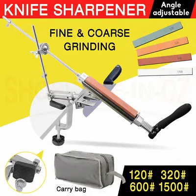 Professional Edge Knife Sharpening Fix-angle Sharpener System With 4 Stones-NEW • $37.85