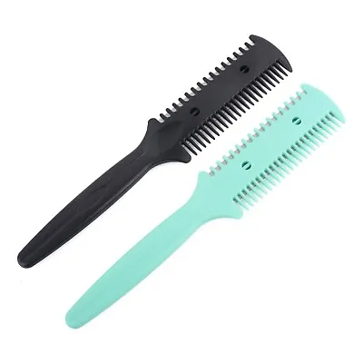 Hair Razor Comb Hair Trimmer Comb Hair Thinning Comb Double Side Hair Cutter  • £2.49