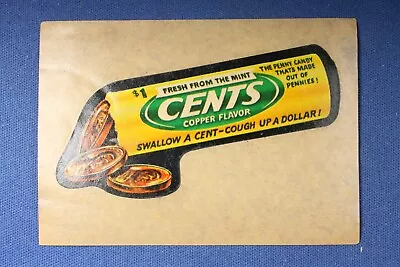 1974 Topps Series 9 - Wacky Packages -  Cents Copper Flavor  - Authentic • $2