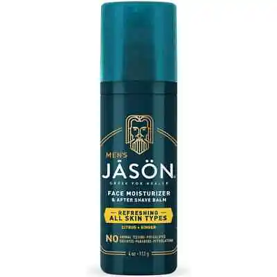 Jason Men's Face Moisturizes After Shave Balm Refreshing For All Skin Types 113g • £11.10