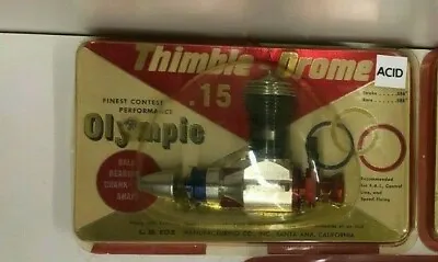 Cox .15 Olympic Thimble-Drome Engine • $505.05