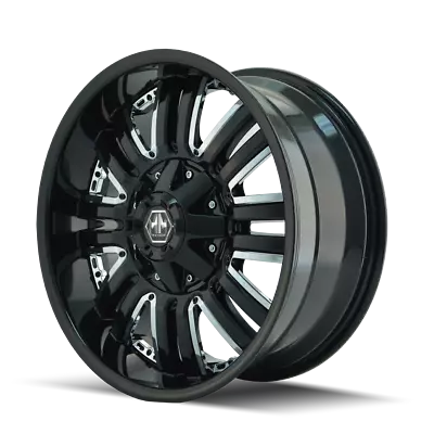 1 New 18x9 Mayhem Assault Black Wheel/Rim 5x114.3 8070-8956B18 • $154.97