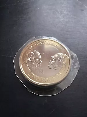 2009 £2 Two Pound Coin Charles Darwin Uncirculated UK BUNC Royal Mint • £24.95