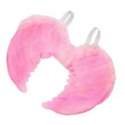 £5.99 • Buy Pink Feather Angel Wings Fancy Dress Outfit Cute Fairy Halloween Costume