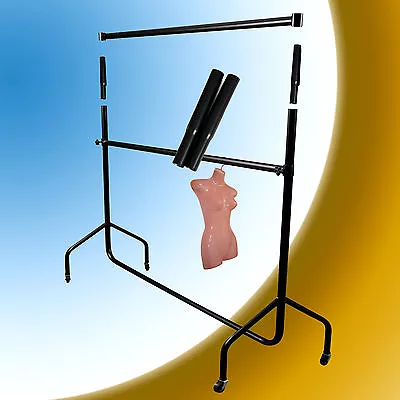 £65 • Buy 6ft HEAVY DUTY DOUBLE CLOTHES GARMENTS RAILS + 18  Ext