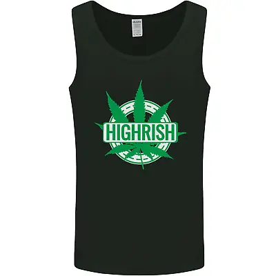 $13.89 • Buy Highrish St Patricks Day Weed Drugs Funny Mens Vest Tank Top