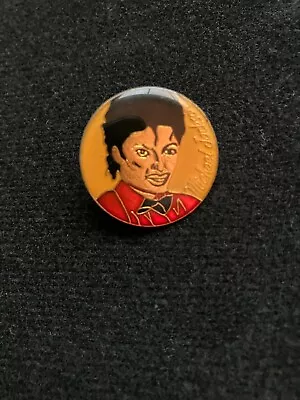 Vintage Michael Jackson Pin With Original Butterfly Backing • $15