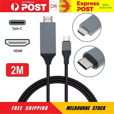 $15.95 • Buy USB C To HDMI Cable USB Type C Male To HDMI Male 4K Cable For Macbook Chromebook