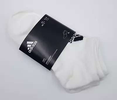 $23.99 • Buy Adidas Unisex Low Cut Sport Socks White 3 Pack Size XS NEW