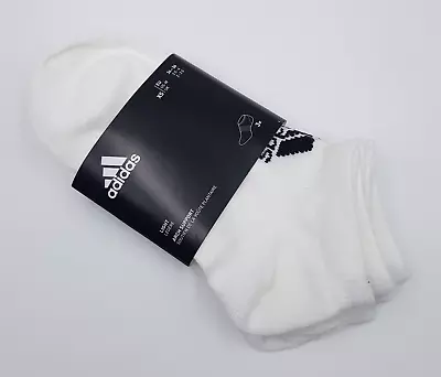 Adidas Unisex Low Cut Sport Socks White 3 Pack Size XS NEW • $23.99