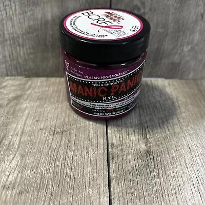 Manic Panic Vegan Semi Permanent Hair Dye Color Cream PINK WARRIOR • $11.40