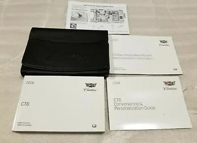 Brand New 2018 Cadillac CT6 Owners Manual With Leather Case • $44.95