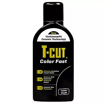 T-Cut 3in1 Black Scratch Remover Color Fast Paintwork Restorer Car Polish 500ml • £11.40