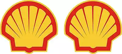 £2.99 • Buy 2 X Classic Shell Oils 3  Shell Race & Rally Car Stickers.