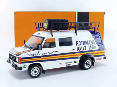 1:18 IXO 18RMC1057XE FORD Transit MK II - Team Rothmans With Roof Accessories • £89.99