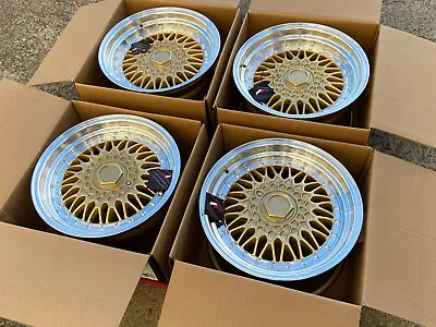 7.5j + 8.5j RETRO JR Wheels JR9 17-inch 5x112 VW Mercedes W124 SEC W123 W126 • $1064.50