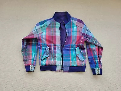 Gant Reversible Western Cut Plaid And Plain Jacket Medium • $30