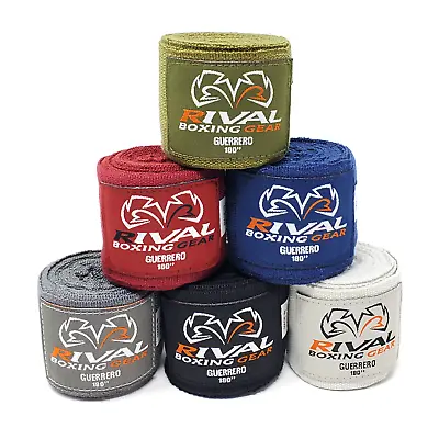 Rival Boxing Guerrero Hand Wraps Black Blue Yellow Red Khaki • £9.99